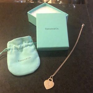 Tiffany & Co. Heart Tag Pendant - Letter A